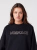 Wrangler Sweatshirt in Schwarz
