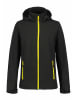 Icepeak Kurtka softshellowa "Brimfield" w kolorze czarno-żółtym