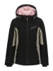 Icepeak Ski-/snowboardjas "Lanett" zwart/taupe/lichtroze