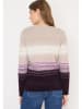 Cecil Pullover in Beige/ Lila