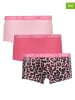 Vingino 3-delige set: boxershorts roze/zwart