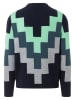 Maerz Muenchen Wollpullover in Dunkelblau