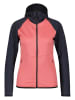 DOLOMITE Fleecejacke in Dunkelblau/ Pink