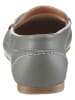 Heine Leder-Slipper in Grau
