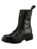 Heine Leder-Boots  in Schwarz