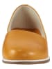Heine Leder-Ballerinas in Orange