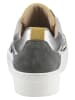 Heine Leder-Sneakers in Grau/ Bunt