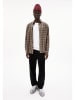armedangels Hemd "Noaamos" in Beige/ Hellbraun