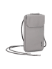Zwei Handytasche in Grau - (B)10 x (H)19 x (T)3 cm
