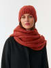 TATUUM Szal w kolorze pomarańczowym - 170 x 43 cm