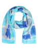 TATUUM Szal w kolorze błękitno-turkusowym - 180 x 86 cm