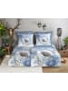Hip Komplet pościeli flanelowej "Phalini" w kolorze błękitnym