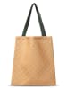 Descanso Shopper "Fiori" okergeel/meerkleurig - (B)40 x (H)45 cm