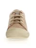 Naturino Leder-Lauflernschuhe "Cocoon" in Beige/ Gold
