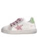 Naturino Leren sneakers "Pinn" wit/groen/lichtroze