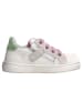 Naturino Leren sneakers "Pinn" wit/groen/lichtroze