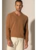 Perfect Cashmere Kaschmir-Pullover "Enzo" in Hellbraun