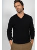Perfect Cashmere Kaschmir-Pullover "Lorenzo" in Schwarz