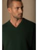 Perfect Cashmere Kaschmir-Pullover "Lorenzo" in Dunkelgrün
