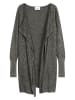 Perfect Cashmere Kasjmieren vest "Abigail" zwart/wit