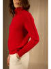 Perfect Cashmere Kaschmir-Rollkragenpullover "Albany" in Rot