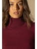 Perfect Cashmere Kaschmir-Rollkragenpullover in Bordeaux