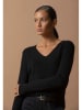 Perfect Cashmere Kaszmirowy sweter "Gaby" w kolorze czarnym