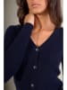 Perfect Cashmere Kaschmir-Cardigan "Livia" in Dunkelblau