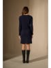 Perfect Cashmere Kasjmieren jurk donkerblauw
