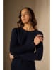 Perfect Cashmere Kasjmieren jurk donkerblauw