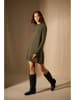 Perfect Cashmere Kaschmir-Kleid in Khaki