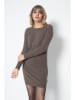 Perfect Cashmere Kasjmieren jurk "Molli" taupe