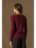 Perfect Cashmere Kaschmir-Pullover "Oprah" in Bordeaux