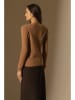 Perfect Cashmere Kaschmir-Pullover "Oprah" in Camel
