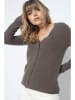 Perfect Cashmere Kaschmir-Cardigan "Paige" in Taupe