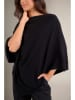 Perfect Cashmere Kaschmir-Poncho in Schwarz