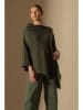 Perfect Cashmere Kasjmieren poncho kaki