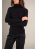 Perfect Cashmere Kaschmir-Rollkragenpullover in Schwarz