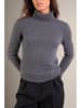 Perfect Cashmere Kaschmir-Rollkragenpullover in Anthrazit