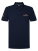 Petrol Poloshirt donkerblauw