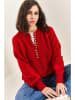 Bianco Lucci Pullover in Rot