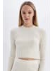 DeFacto Sweter w kolorze białym