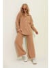 Trend Alacati 2-częściowy zestaw "Trend Alaçat Stili" w kolorze jasnobrązowym
