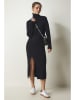 Happiness Istanbul Strickkleid in Schwarz
