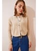 Happiness Istanbul Kardigan w kolorze beżowym