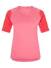 Ziener Koszulka kolarska "Nestonia" w kolorze różowo-czerwonym