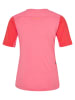 Ziener Koszulka kolarska "Nestonia" w kolorze różowo-czerwonym