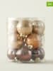 BELLA MAISON 12-delige kerstballenset beige/bruin