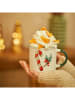 BELLA MAISON 2-delige koffieset "Candycane" wit/rood/groen