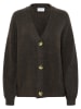 Kaffe Cardigan in Dunkelbraun
